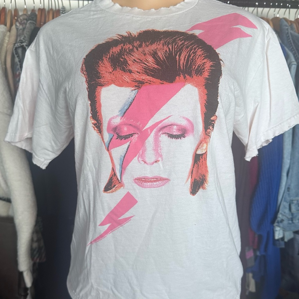 Live Nation White Tee with Pink and Red Graphic